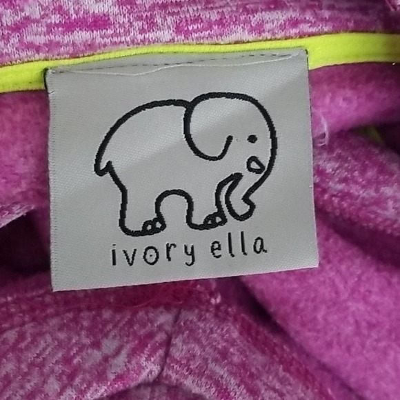 IVORY ELLA Heathered Purple Performance Pullover - Picture 7 of 8